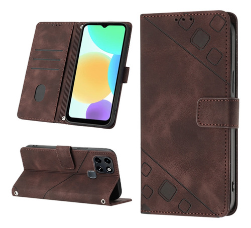 Funda De Teléfono De Cuero Para Infinix Smart 6