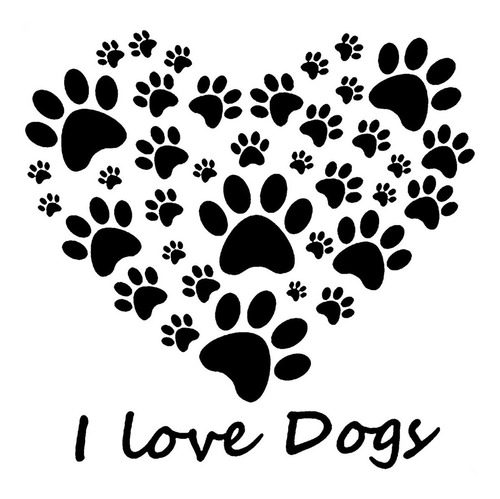 Adesivo Várias Cores 100x100cm - Cachorro Pet Dog Pets