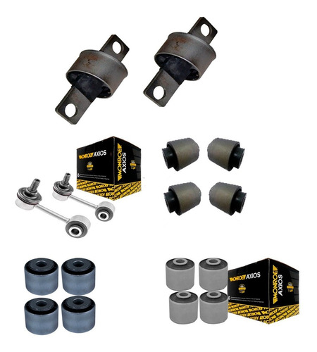 Kit 14 Buchas Bieleta Traseiras  Fusion 06 07 08 09 10 11 12