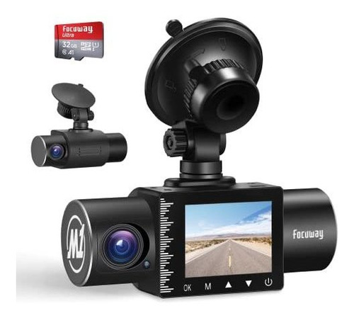 Focuway Dash Cam Front And Rear Dual 1080p Two Channels With