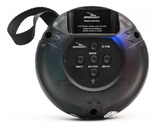 Caixa De Som Portátil 5w Rms Bluetooth Amplificada Tws Mp3
