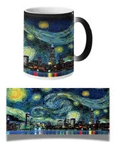 Comprar Taza Magica Noche Estrellada En Ciudad Termosensible 320 Ml Noche Estrellada