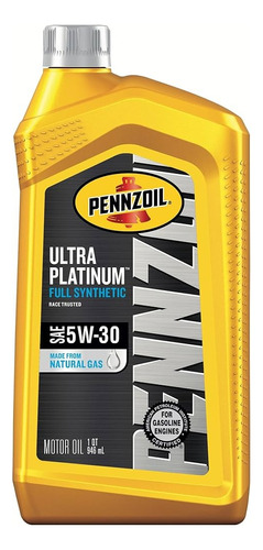 Aceite Sintetico Pennzoil Ultra Platinum 5w30 1qt