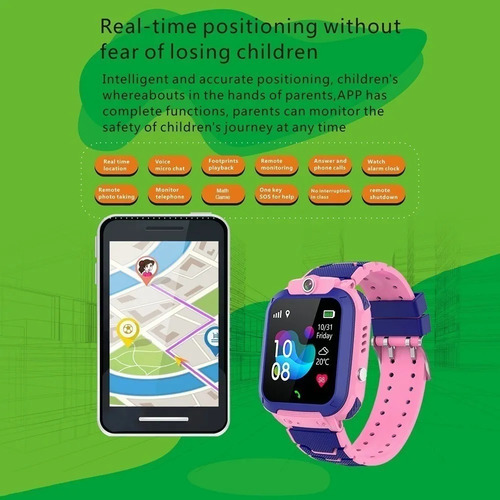 Smartwatch De 1,44 Pulgadas Con Gps, Localizador Lbs Y Sos Call Para Niños.