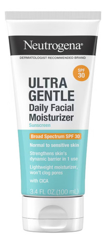 Neutrogena Crema Facial Con Protector Solar 3.4 Fl Oz Normal A Sensible Día/noche