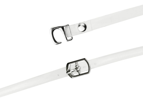 Allegra K Para Mujeres Desmontables Correas De Zapato Transp