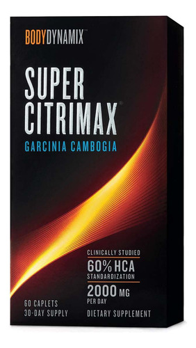 Bodydynamix Super Citrimax | Garcinia Cambogia | 60 Unidade.