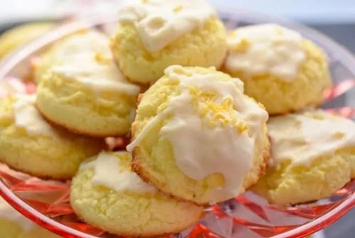 Galletitas Keto De Limón Con Glaseado