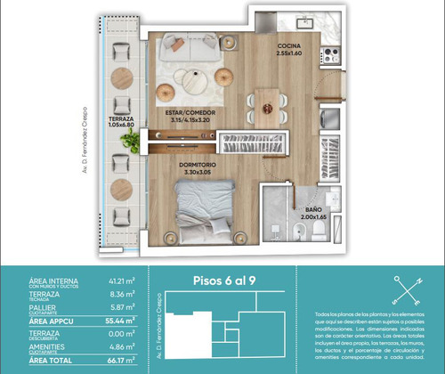 Venta Apartamento De 1 Dormitorio Y Terraza. Zona Cordón!