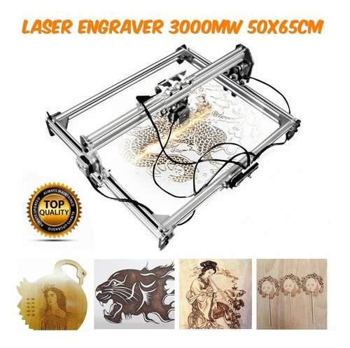 Máquina Para Grabado Láser 3000mw 50x65cm Entrega Inmediata