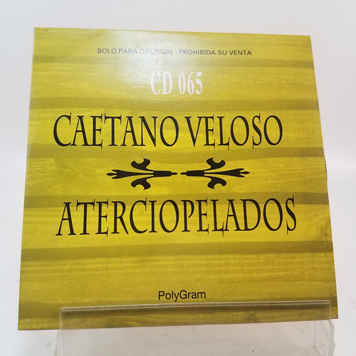 Cd Polygram Promo 065 Caetano Veloso Aterciopelados - Ex 