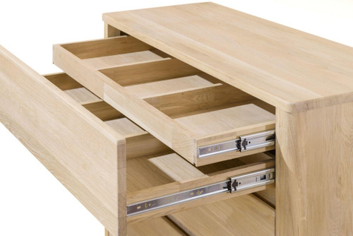 Imagen 6 de 9 de Cómoda En Madera Natural 100% Maciza Ref: Maciza55