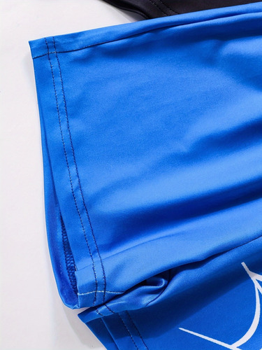 Conjunto De Camiseta Y Pantalones Cortos De Verano Con Estam