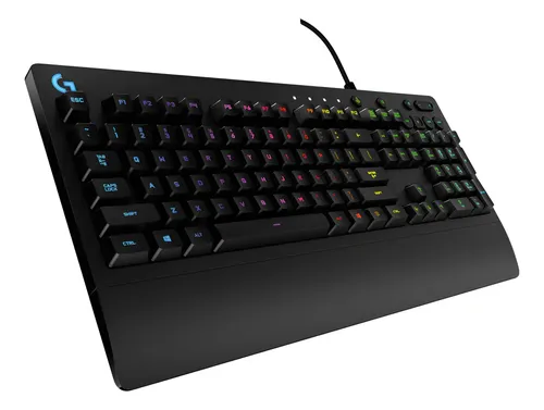 Teclado Logitech G213 RGB Gaming Qwerty Negro