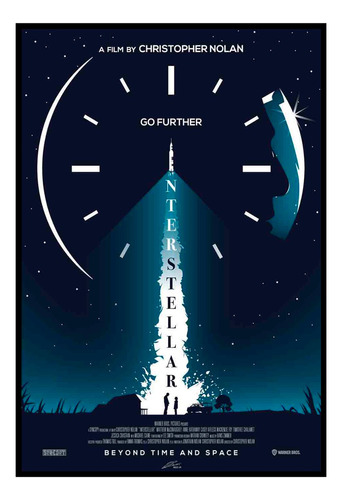 Cuadro Poster Premium 33x48cm Beyond Time And Space Nolan