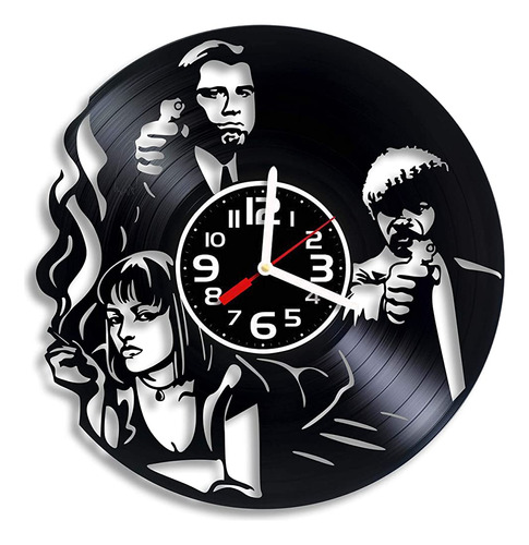~? Olha Art Design Pulp Fiction Vinyl Wall Clock, Pulp Ficti