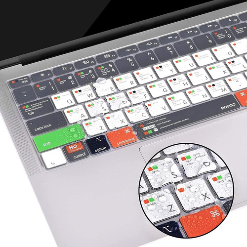 Protector De Teclado Shorcuts Mac Os X Para Macbook Air 2018