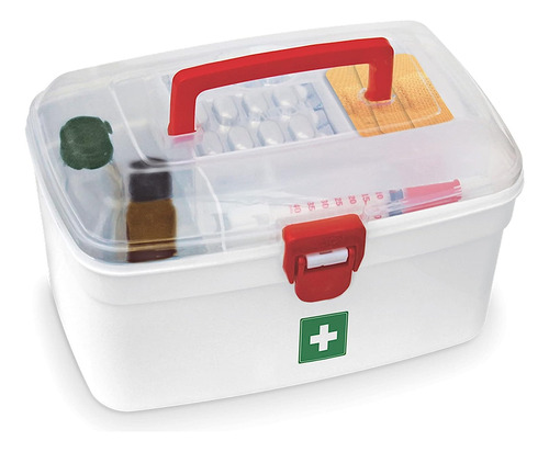 Bonita Caja Organizador Medicamento Viaje Medical Box