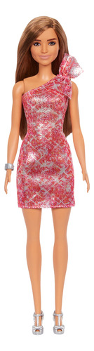 Producto Generico - Mattel - Muñeca Barbie Glitz, Vestido .