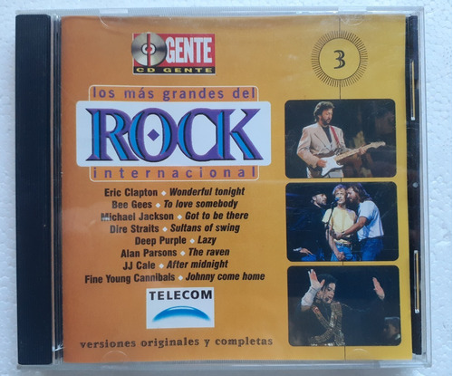 Los Mas Grandes Del Rock Internacional # 3 Gente Cd Original