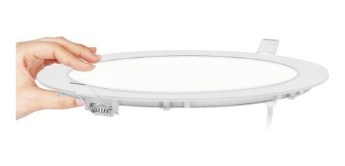 Imagen 4 de 10 de Panel Led 18w Plafon Embutir Redondo Spot Techo 220v