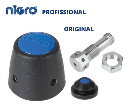 Kit Válvula Panela Pressão Nigro Linha Profissional Preto