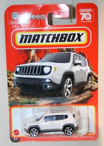 Matchbox # 40/100 - '19 Jeep Renegade - 1/64 - Hkx06