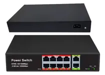 Comprar Switch Poe 10 Puertos 120w 8 Poe + 2 Uplink Gigabit
