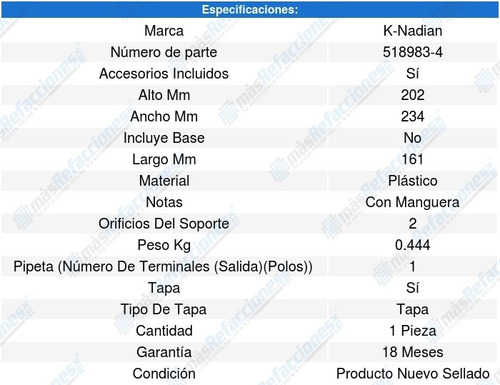 Deposito Anticongelante Crossfire V6 3.2l 03 A 06 8601408