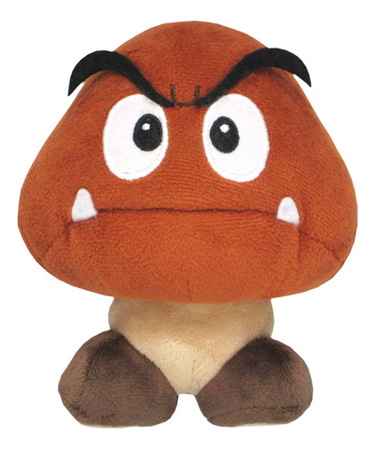 Sanei Super Mario All Star Collection 5 Goomba Plush, Peque