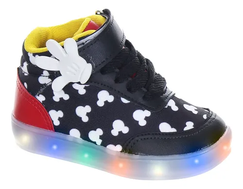 Tenis do cheap mickey com led