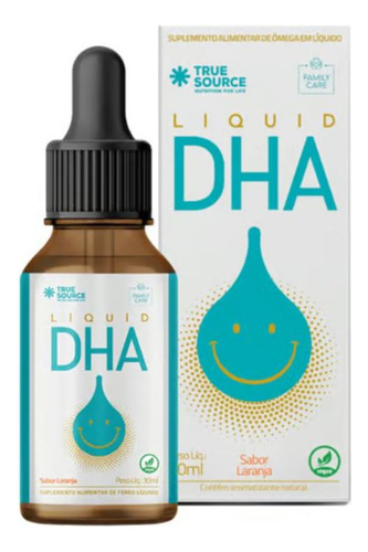Multivitamínico Dha Liquido 30 Ml True Source Sabor Laranja