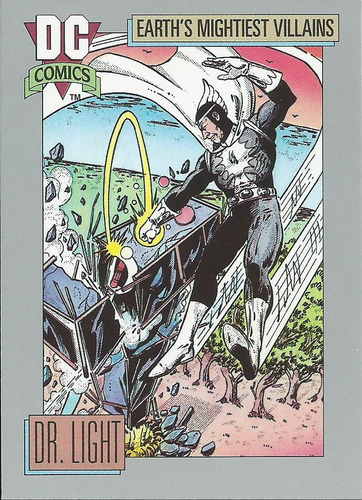 Barajita Dr. Light Dc Comics 1991 #92 Mightiest Villains