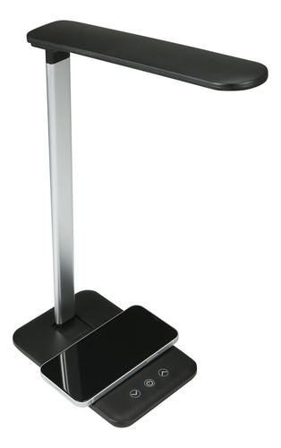 Lámpara De Escritorio Led Usb Con Carga Inalámbrica, Control