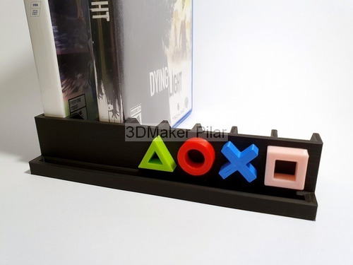 Soporte Organizador Para 8 Cajas Dvd Bd Bluray Juegos Playstation Ps4 Ps3 Xbox Gamer 3d - Excelente Calidad!