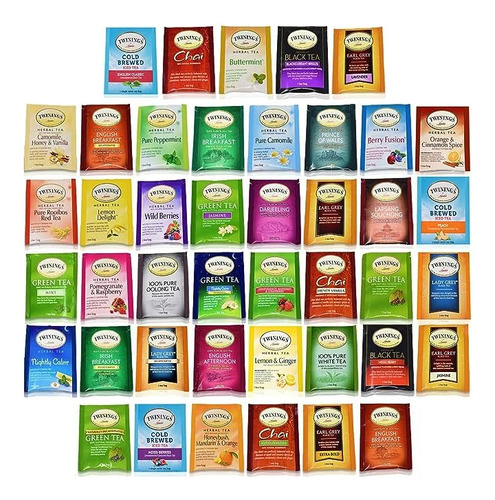 Te Twinings Ingles Variedad Te Negro Saquitos En Caja X 48 U