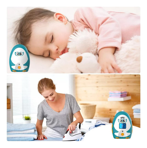 Timeflys Audio Baby Monitor Ol Portátil, Conversación Bidire