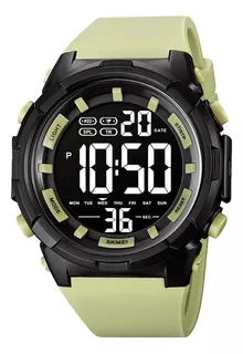 Skmei - Reloj Digital 1845yl Para Hombre Color de la correa Amarillo Color del bisel Negro Color del fondo Negro