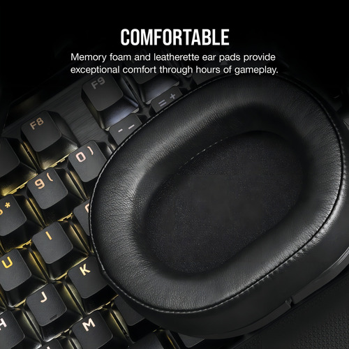 Fone de ouvido Corsair Hs55 Gaming Stereo Carbon