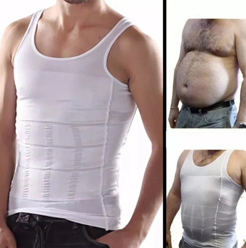 Imagen 7 de 9 de Ropa Interior Playeras Faja Reductora Hombre Reduce Camiseta