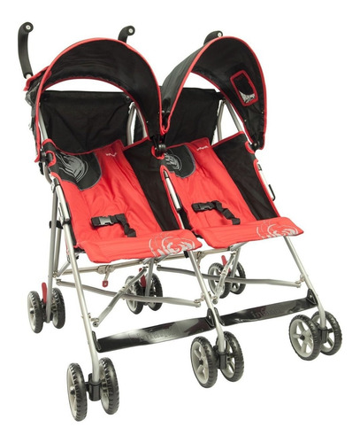 Coche Para Mellizos Infanti 0-18 Kg. Reclinable 2 Posiciones