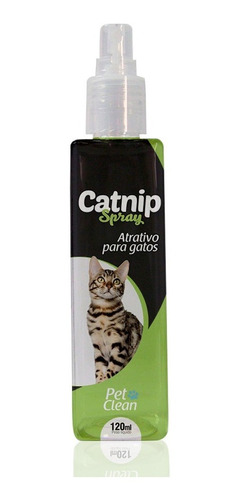 Catnip Erva Gateira Spray Atrativo Para Gato Pet Clean 120ml