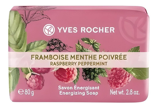 Jabón Corporal Vegano Yves Rocher Frambuesa 80g