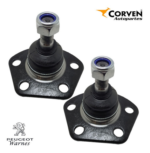 2 Rotulas Suspension Corven Para Peugeot Boxer 1000kg 95-02