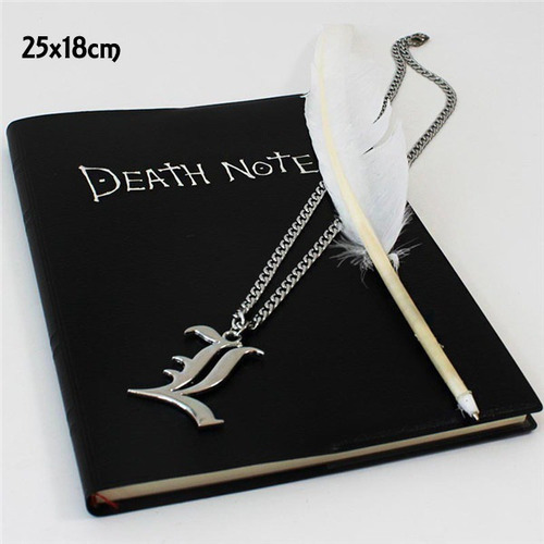 Death Note+pluma+collar 25x18cm