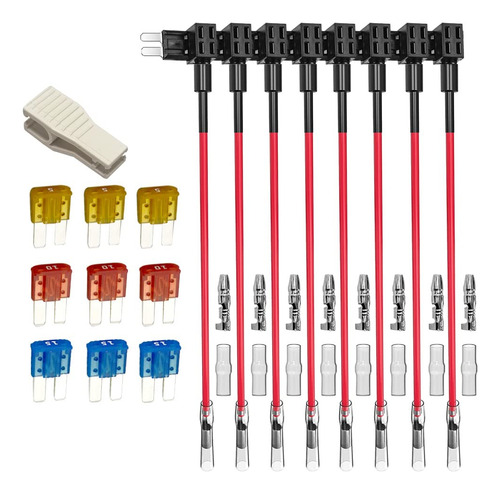 8 Fusibles De 12 V-24 V Añadir Un Circuito Micro 2, Po...