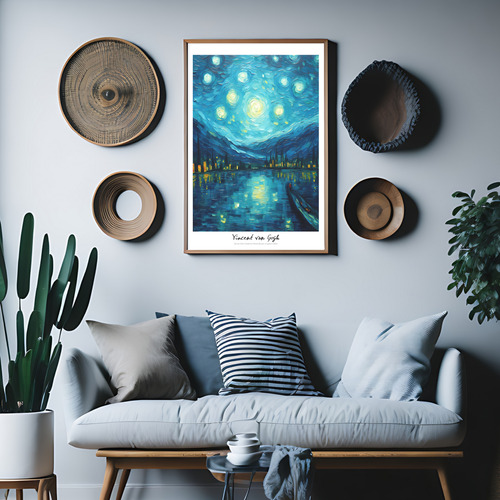 3 Laminas Imprimibles Para Cuadros Inspiradas En Van Gogh
