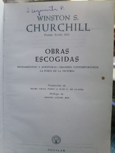 Obras Escogidas / Winston Churchill