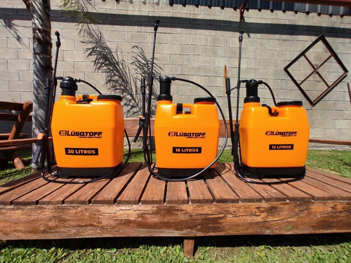 Pulverizador Fumigador Lusqtoff Mochila 12 L Manguera Lanza