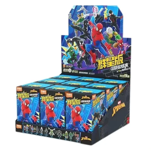 9pcs Blokees Spider-man Assembly Vol.5action Figures Toy